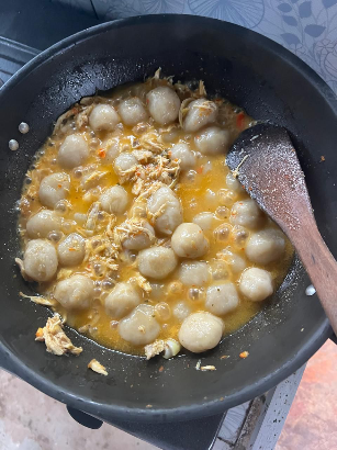 Resep Membuat Cimol Ayam Suwir Kuah (Cimol Homemade)